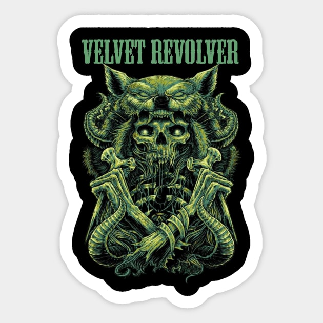 VELVET REVOLVER VTG Sticker by Mie Ayam Herbal